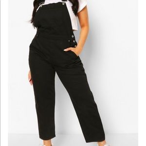 Boohoo Denim Boyfriend Overalls